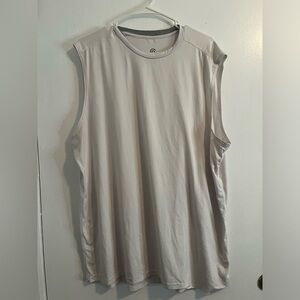 Two white champion tank tops size XL